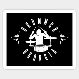 Drummer In GEORGIA Sticker